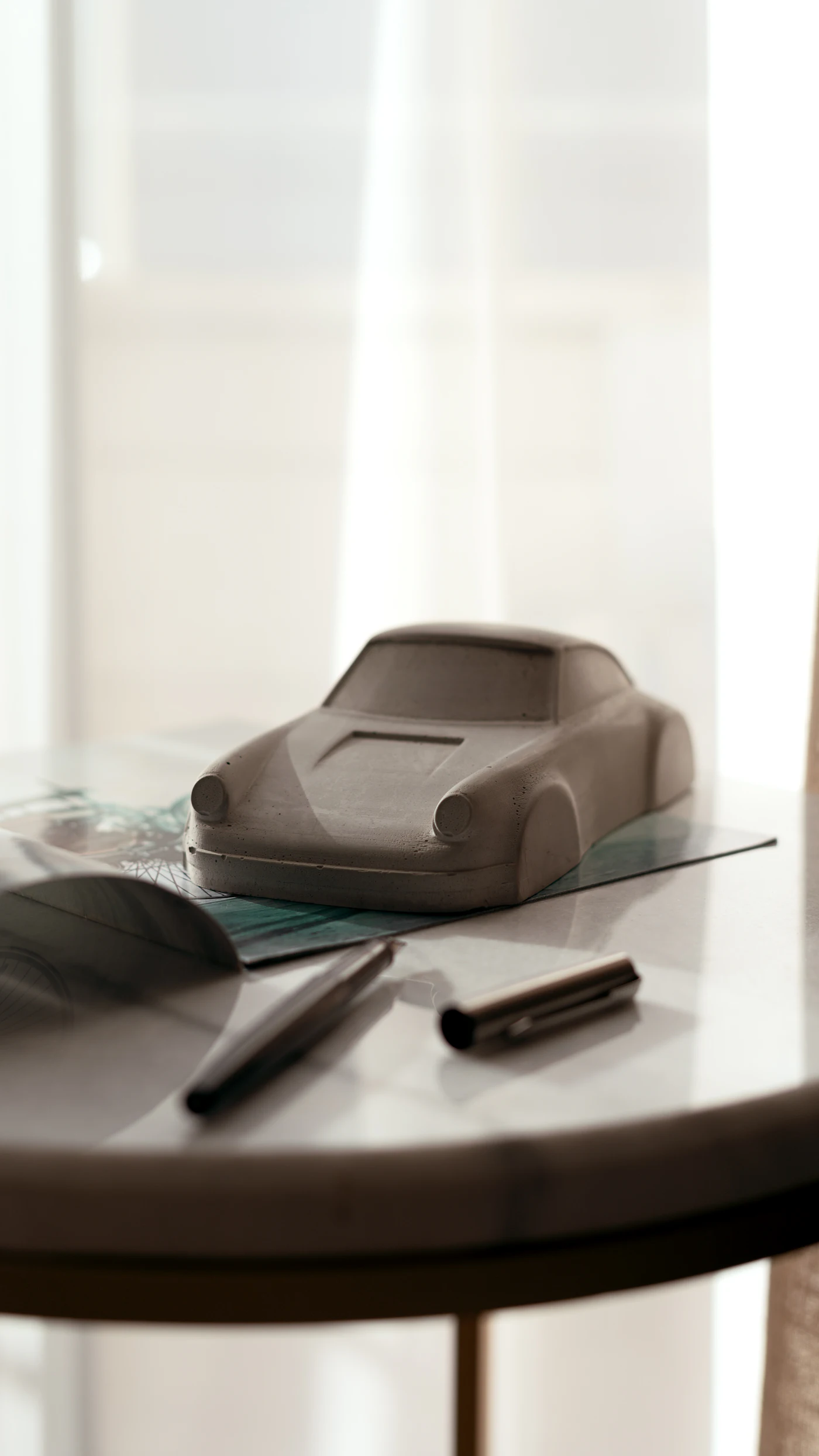 Clay car model