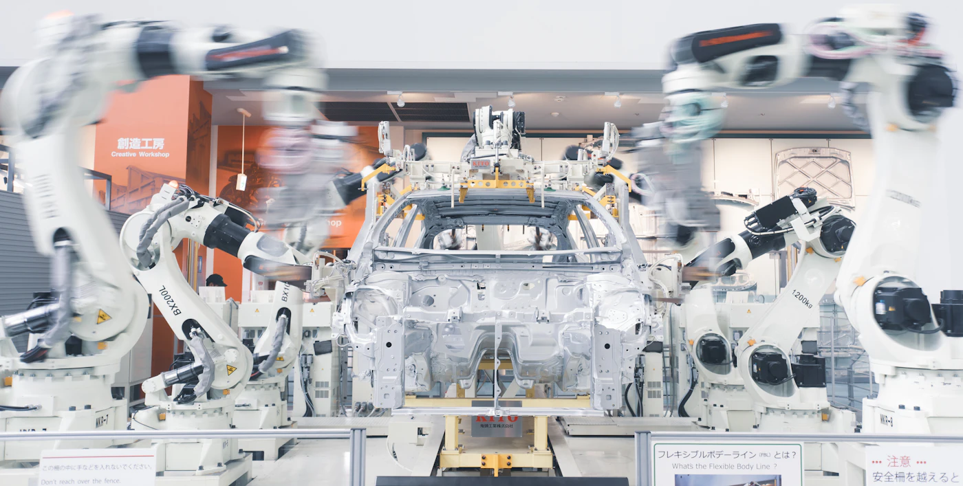 Robotic automotive body line